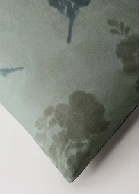 200-thread count percale cotton duvet cover with blurred floral print for 180/200 cm bed