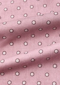 Reversible cotton polka-dot duvet cover for 90 cm bed