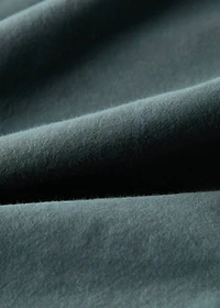 Washed-cotton duvet cover for 90 cm bed