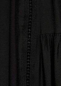 Long dress with lace details
