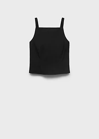 Top with bows on the back
