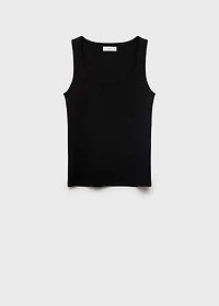 Plain strapless top