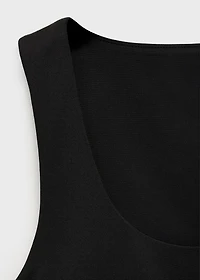 Plain strapless top