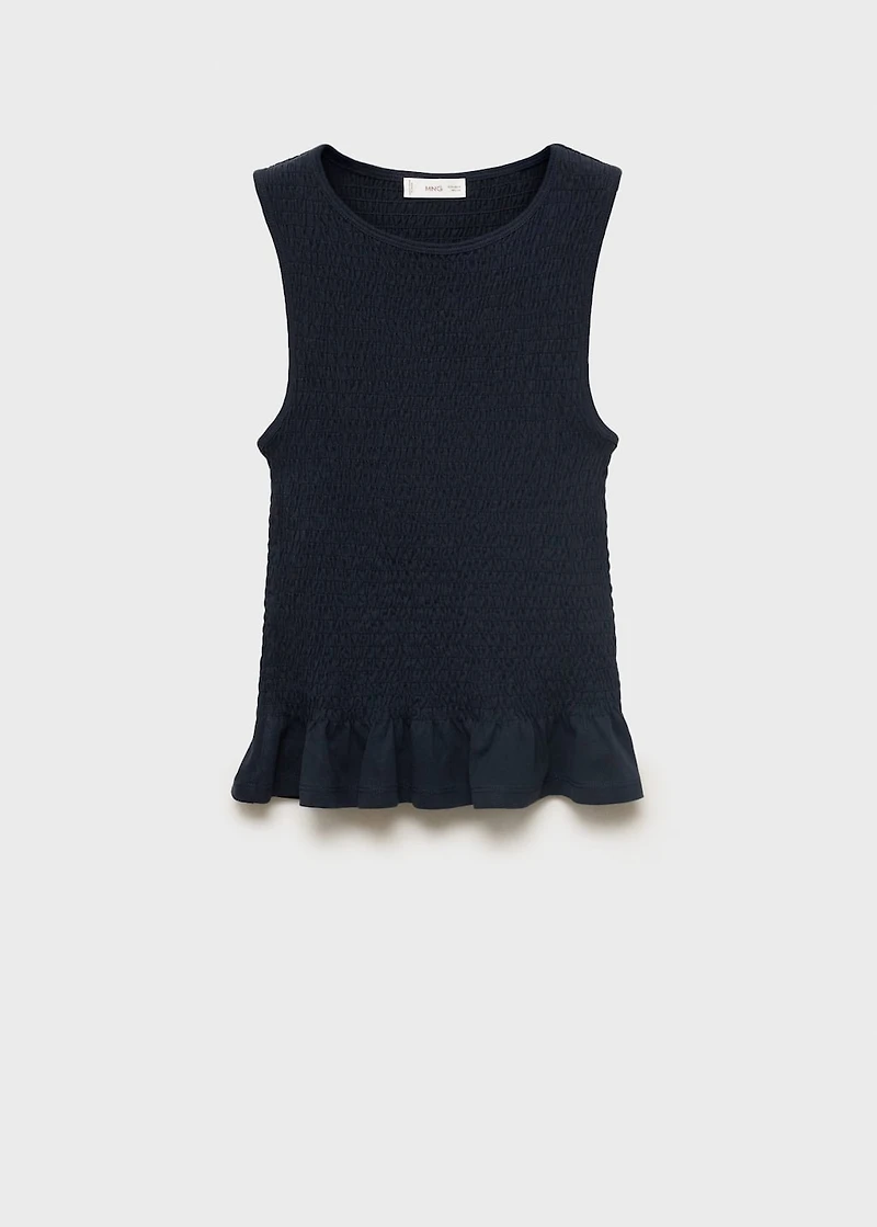 Ruffled top