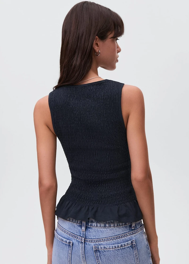 Ruffled top