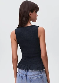 Ruffled top