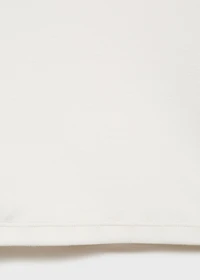 Asymmetrical top with contrasting trim