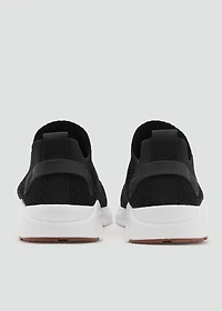 Elastic panel sneakers