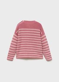 Buttons detail knit sweater
