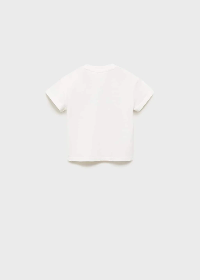 Embroidered cotton T-shirt