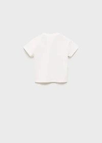 Embroidered cotton T-shirt