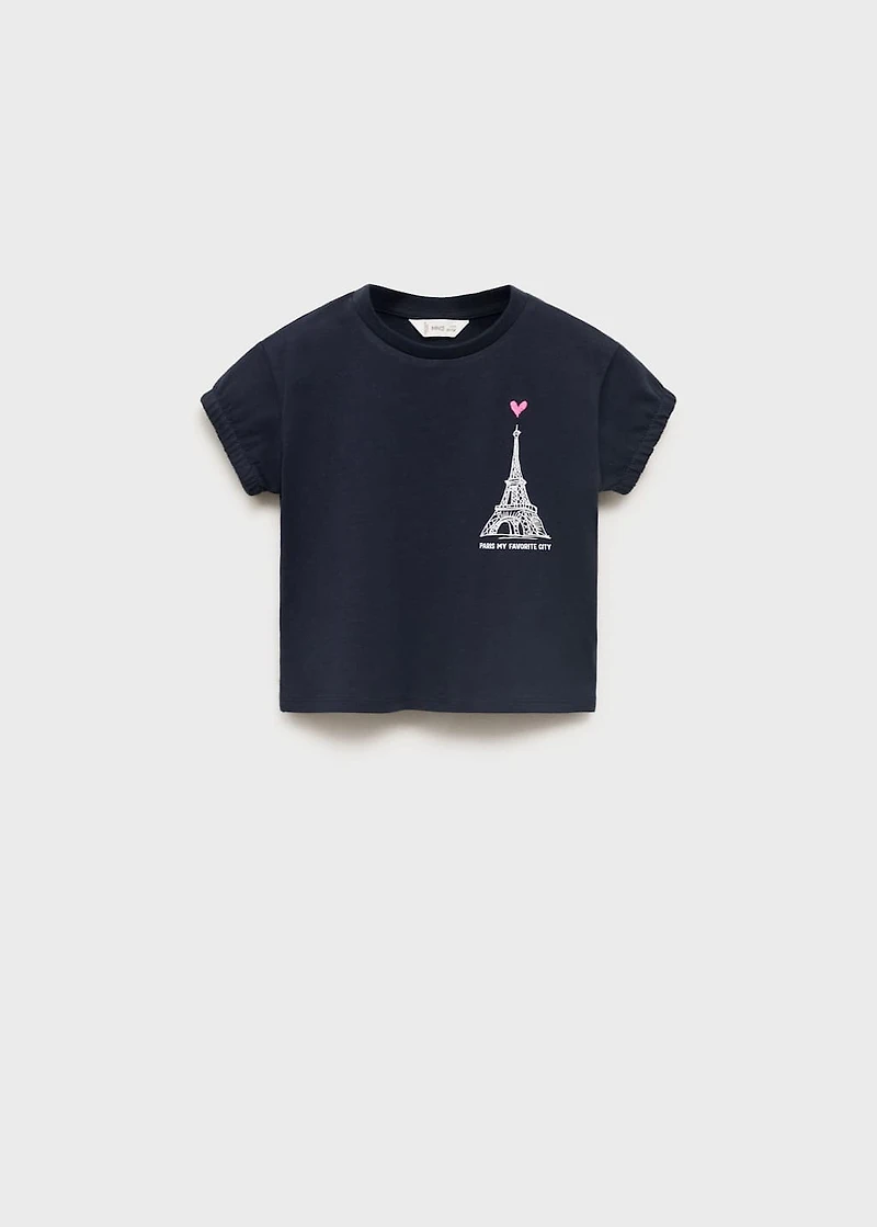 Message heart T-shirt