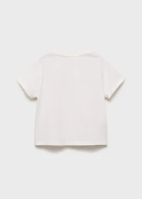 Embroidered cotton T-shirt