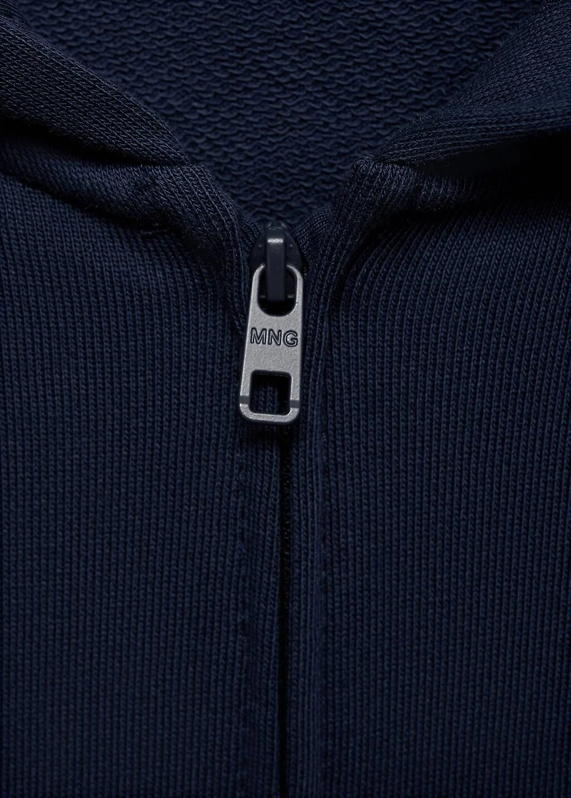 Zipped hoodie