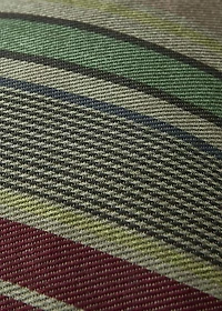 Cotton overdyed striped cushion cover 30x50 cm