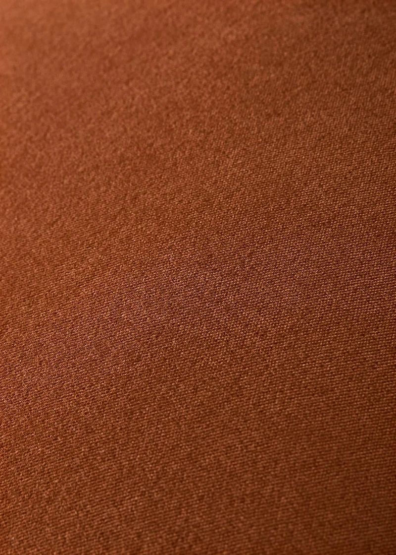 Velvet cushion cover with contrasting piping 50x50 cm
