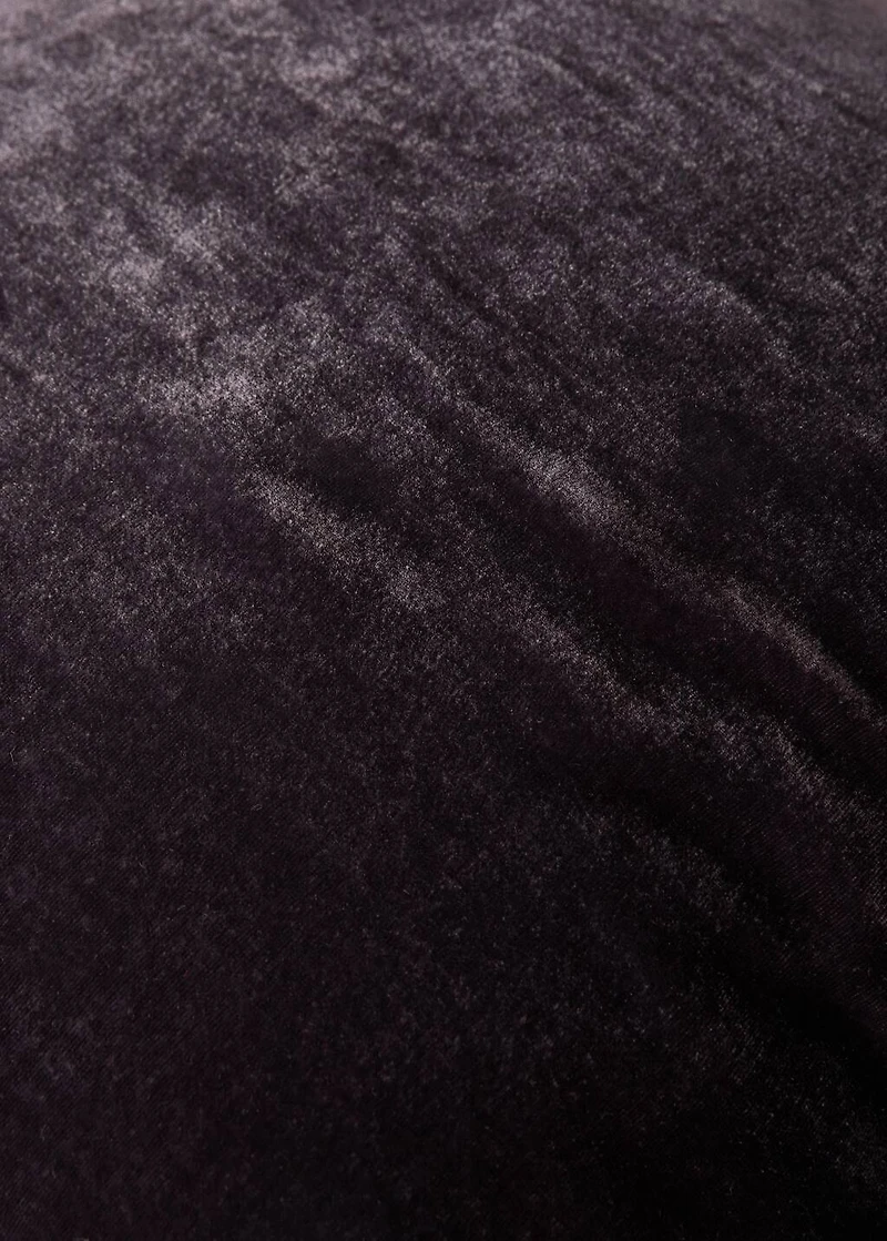 Silk velvet cushion cover 45x45 cm