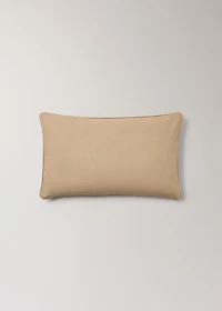 Cotton linen embroidered cushion cover 30x50 cm
