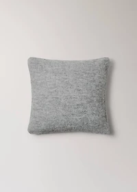 Carded-effect cushion cover 50x50 cm