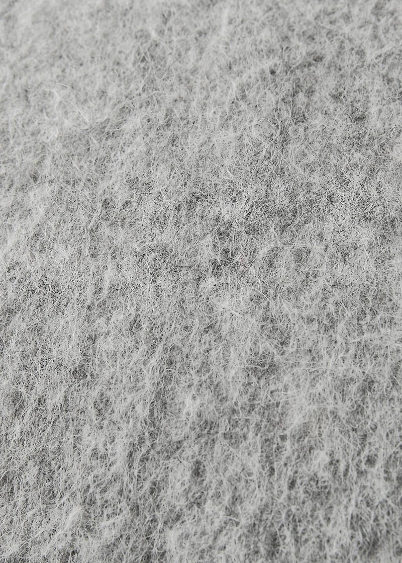 Carded-effect cushion cover 50x50 cm