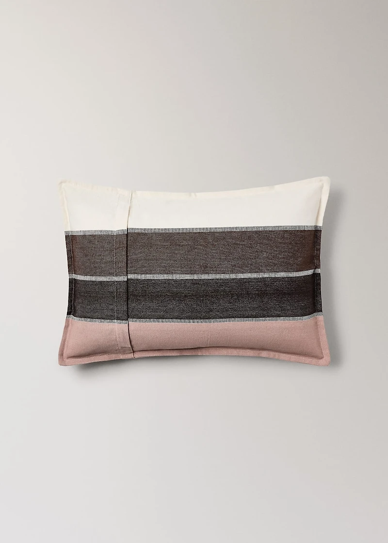 Cotton striped cushion cover 40x60 cm