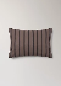 Cotton two-tone striped cushion cover 40x60 cm
