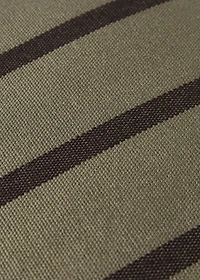 Cotton cushion cover with two-tone stripes 40x40 cm