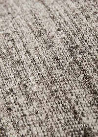 Cotton, linen and wool cushion cover