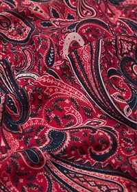 Paisley print scarf