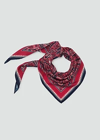 Paisley print scarf