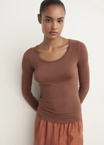 Cashmere pajama t-shirt