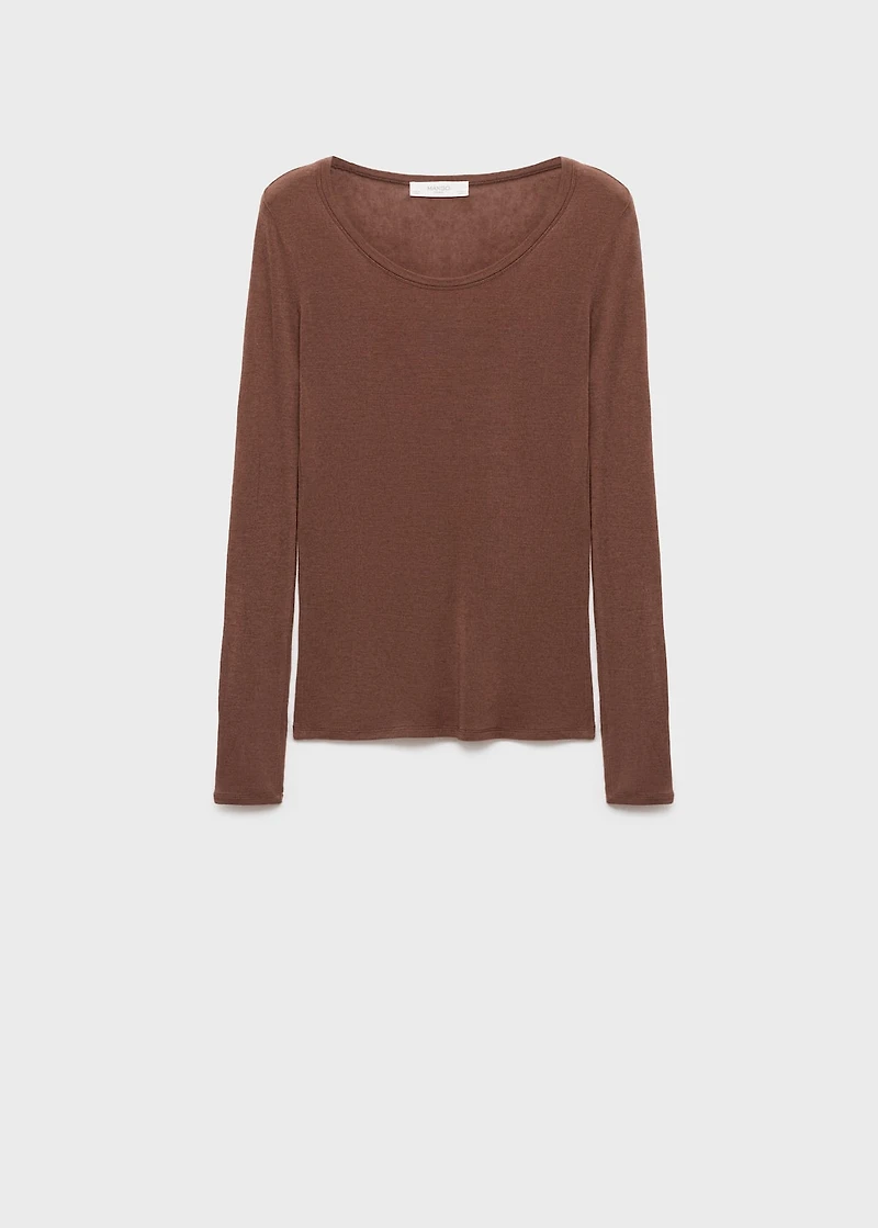 Cashmere pajama t-shirt