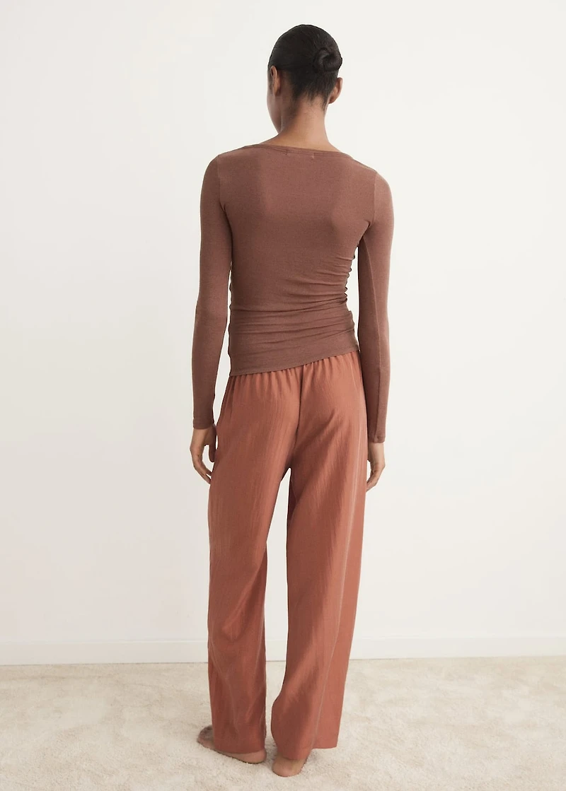 Cashmere pajama t-shirt