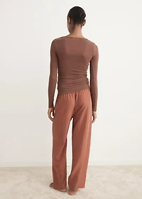 Cashmere pajama t-shirt