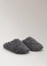 Shearling-effect sneakers