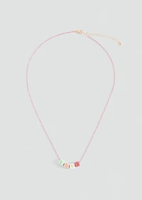 Letters bead necklace