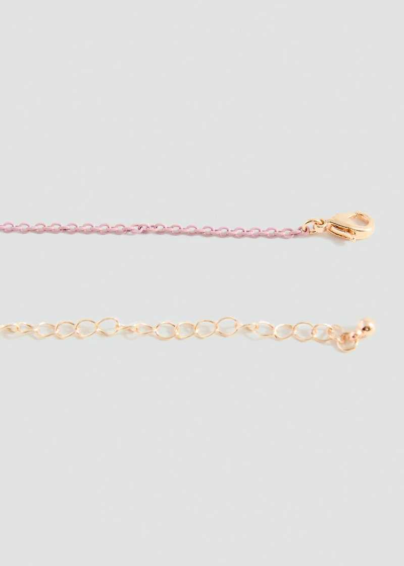 Letters bead necklace