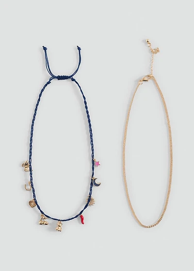 2 pack of necklaces