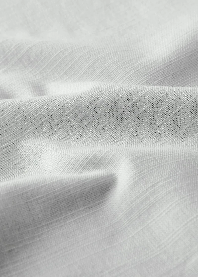 Cotton hemstitched tablecloth for 6 to 8 diners