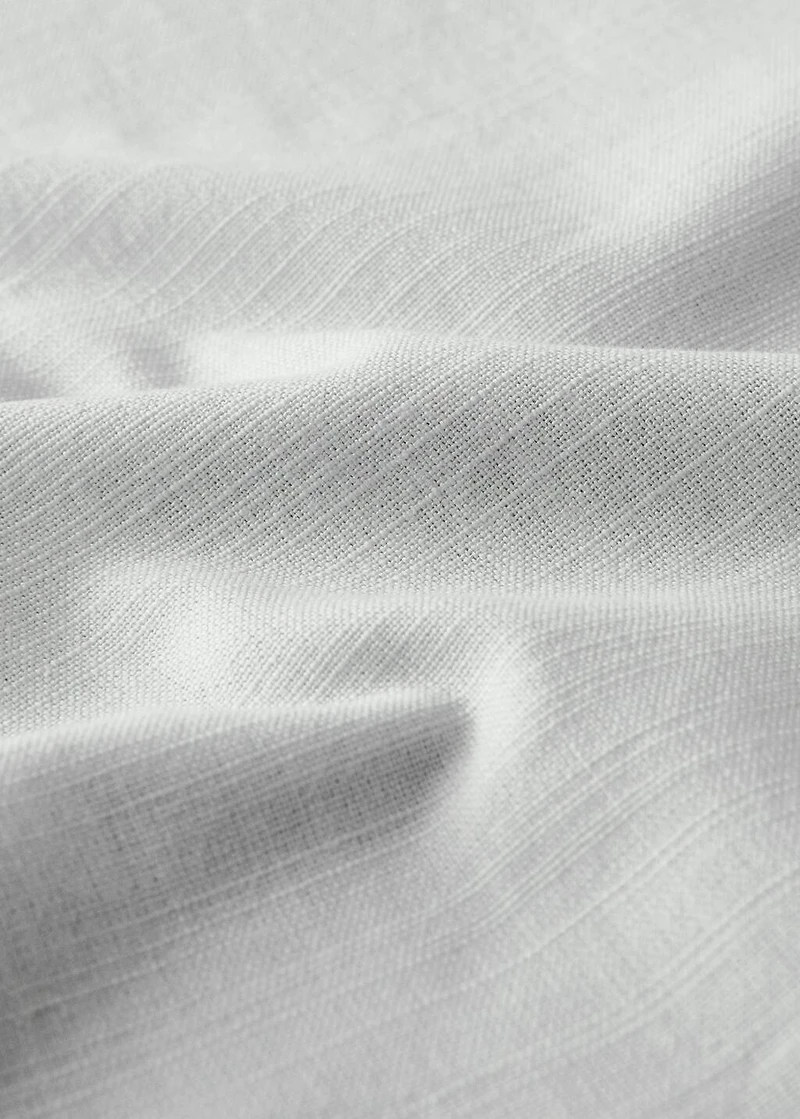 Cotton hemstitched tablecloth for 8 to 10 diners