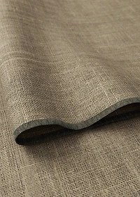 100% resin-coated linen tablecloth with contrasting overlock for 6 to 8 diners