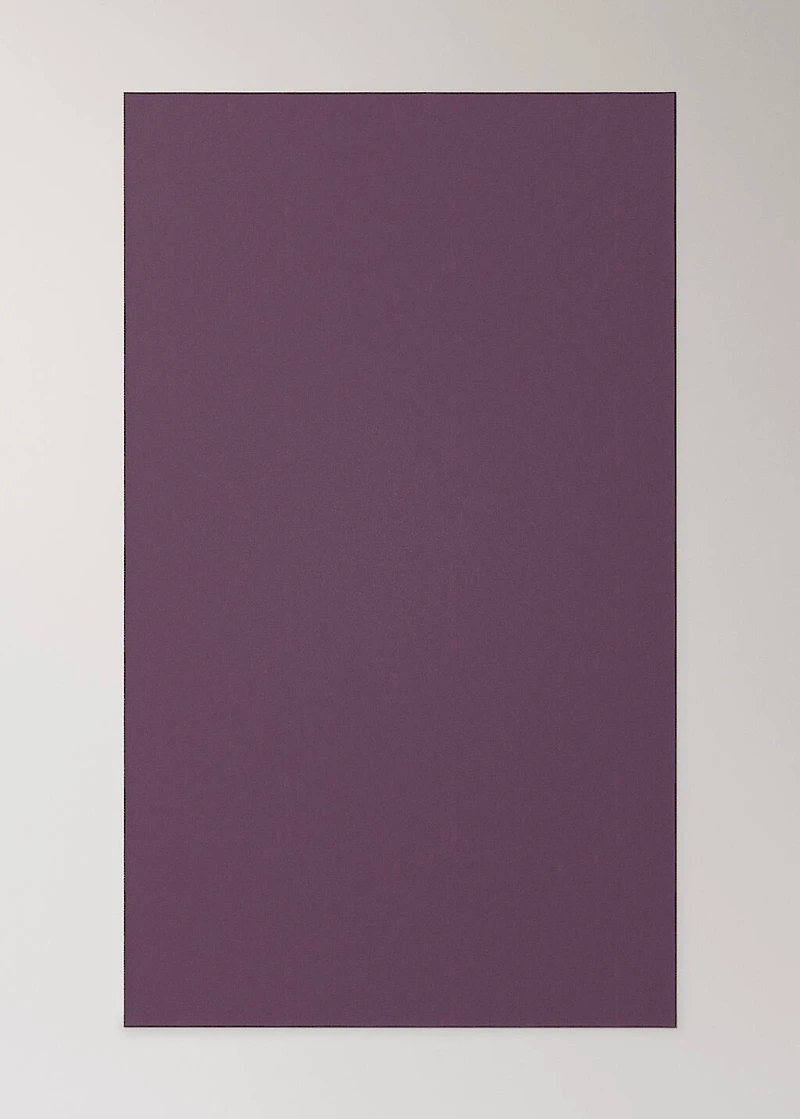 Resin-coated 100% linen tablecloth with contrasting overlock for 6 to 8 diners