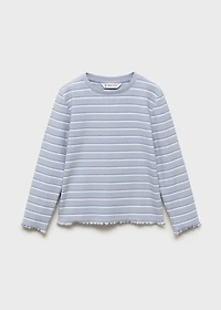 Striped cotton t-shirt