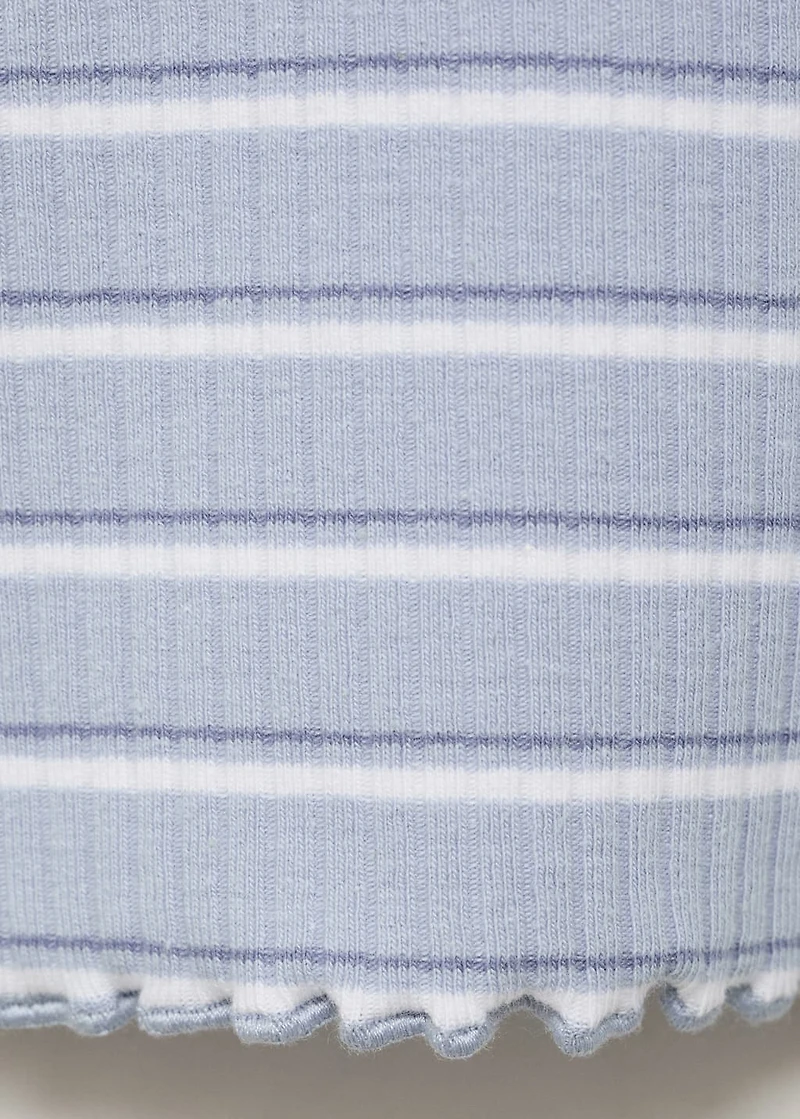 Striped cotton t-shirt