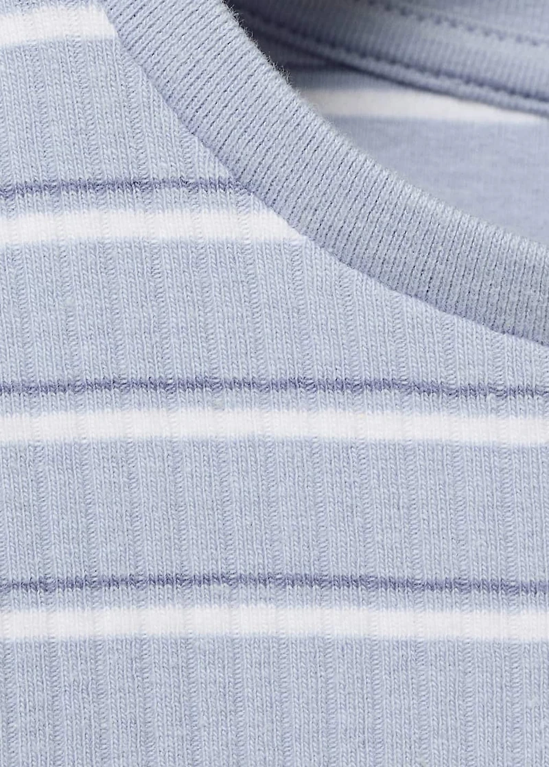 Striped cotton t-shirt