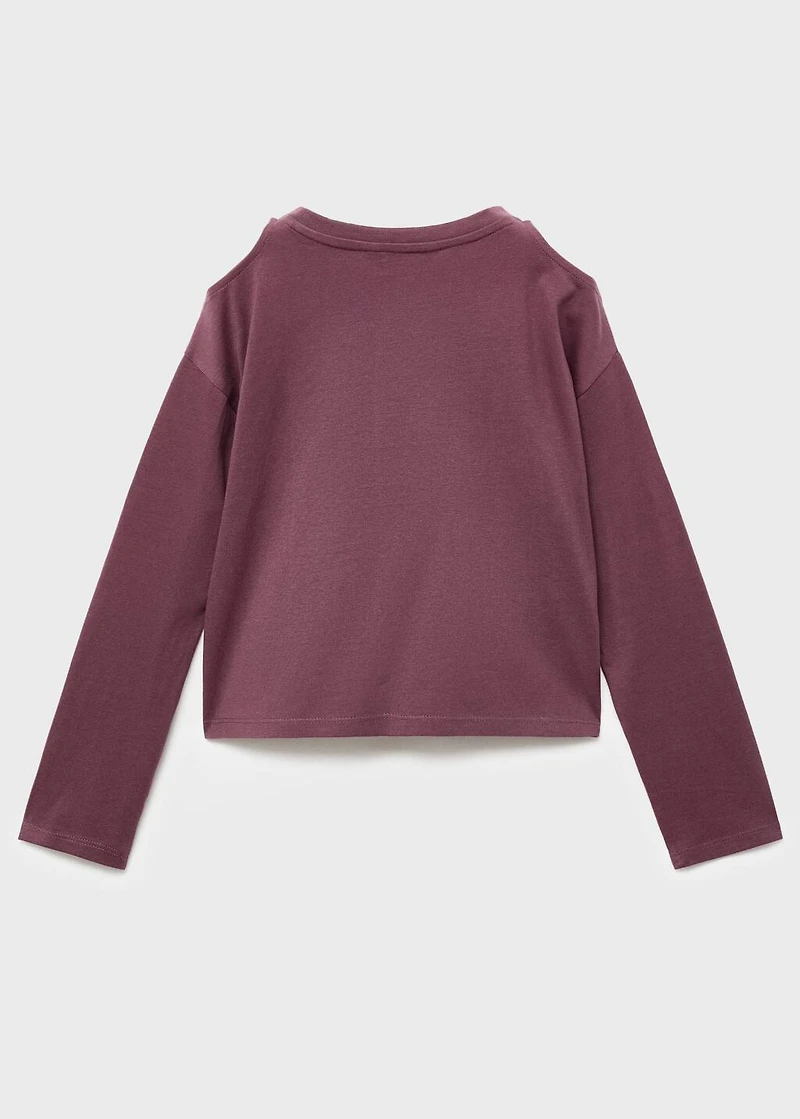 Cut-out t-shirt
