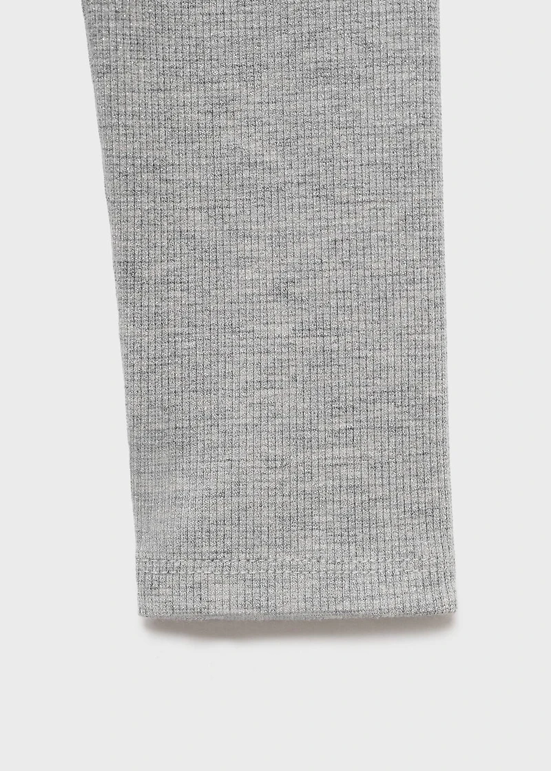 Lurex top with cut-out