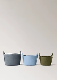 Medium cotton children's basket