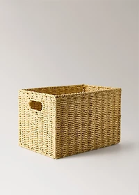 Large colored paper basket