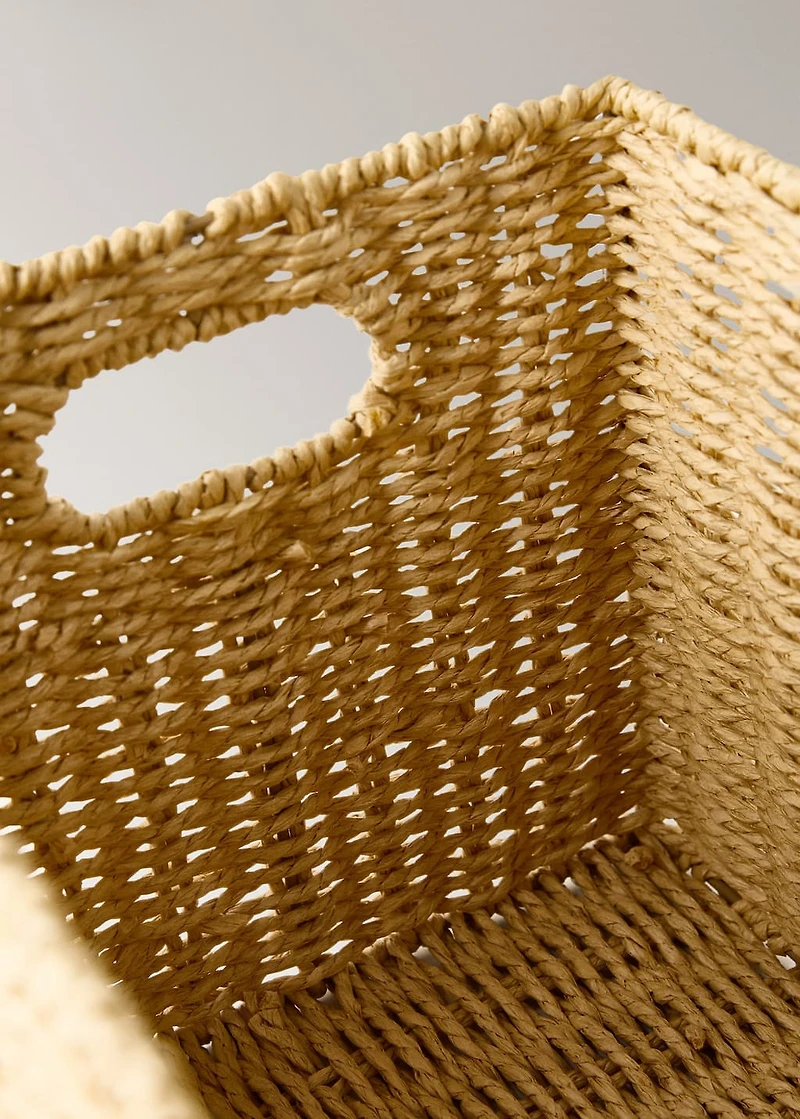 Large colored paper basket
